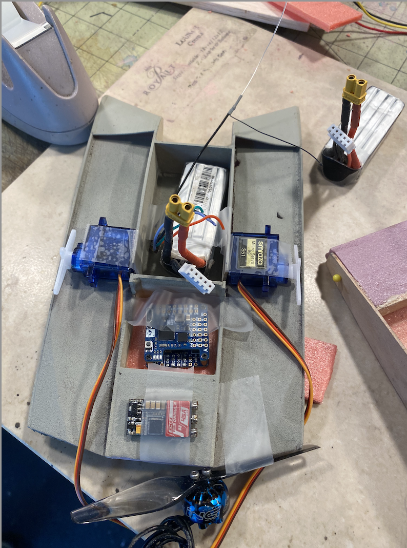 base with electronics